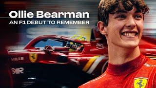 How Ollie Bearman Made His Formula 1 Debut