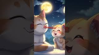 A Moonlit Tale of Love! #shorts #cat #animalstories