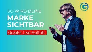 Live bei Greator: So wirst Du sichtbar | Hermann Scherer