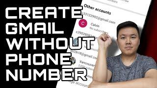 Create a gmail without phone number  - Easy step by step tutorial ( PROOF )