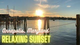 Beautiful Annapolis Sunset with Relaxing Ukulele Music