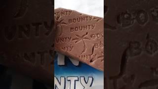Closeup shot of Bounty chocolate #raghuzone