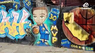 Take a virtual tour of Warriors murals in the Bay Area