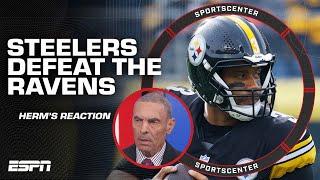 RAVENS VS. STEELERS REACTION: 'I didn't learn a lot from this game' - Herm Edwards | SportsCenter