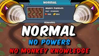 BTD6 Dreadbloon Normal Tutorial | No Paragon + No Monkey Knowledge | Muddy Puddles