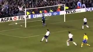 Epic Funny Football Goal by Darren Anerton for England in 1995