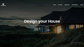 Website Landing Page Design | Using CSS & HTML