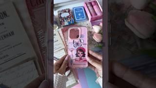 decorating my phone case  | paperwrld unboxing #stationery