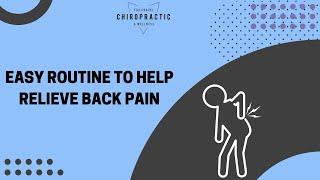 Easy Routine to Help Relieve Back Pain  /  Fox Chapel