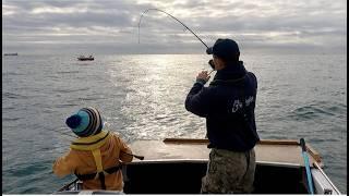 Sea Fishing UK - Father and Son catch loads of fish - Awesome underwater footage!! | The Fish Locker