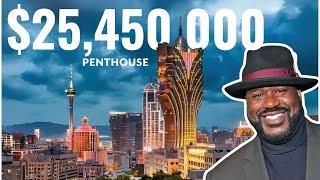 $25,450,000 Macau China Gold Penthouse Full Tour #shorts #China