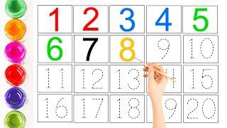 123 Number Counting | 1234 Number Names | 1 To 20 Numbers | 123 learning for kids | Counting Numbers