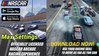 NASCAR Rush Android IOS Gameplay ( max graphic settings) by 704Games