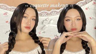 coquette makeup 🩰 (how to look chic even with dark circles) ft. focallure