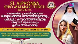 ST ALPHONSA FEAST -BEDFORD