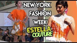 Estella Couture 2021 New York Fashion Show. Ethnic Royal Collection