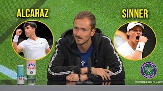 Daniil Medvedev was Asked to Pick between Alcaraz & Sinner... his answer was brilliant!