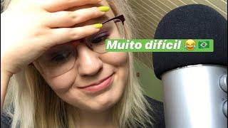 ASMR Tentei ler com um sotaque brasileiro 