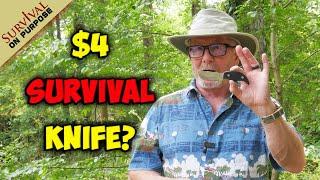 Testing The Cheapest Survival Knife on Amazon