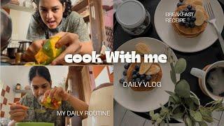 Cook breakfast with me ‍/ A day in my life / workout /daily vlog