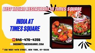 Best Indian Restaurant in TIMES SQUARE NYC TV ! Best Indian Food #indianfood #timessquare #viral