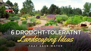 6 Drought-Tolerant Landscaping Ideas That Save Water  // Gardening Tips
