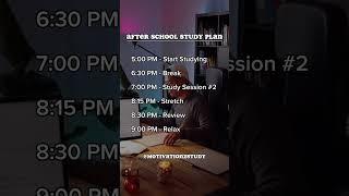 EFFECTIVE STUDY PLAN