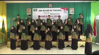 Juara 1 Lomba Paduan Suara Ya Lal Wathon | Smk Ma'arif NU Tonjong