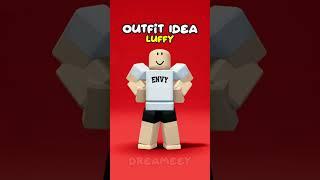 Roblox Luffy Outfit Idea #shorts