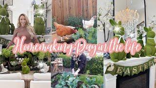 🪴 SPRING DECORATING // FIRST GARDEN HARVEST OF 2025   Peaceful homemaking