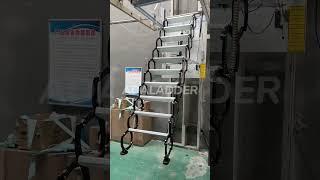 Electric attic ladder factory test #factorydirect #atticladder #loftladder