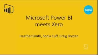 Microsoft Power BI and Xero