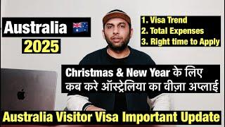 Australia Visitor Visa Update | Visa on Christmas & New Year 2025|Total Expenses to Apply Visa SC600