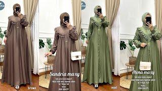 Baju Gamis Terbaru 2023 | Model gamis buat lebaran dan kondangan