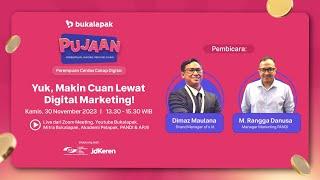 Kompetisi Modal PUJAAN: Yuk, Makin Cuan dengan Digital Marketing!