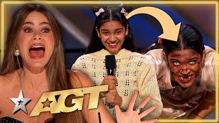 Sweet Girl from India TRANSFORMS and FREAKS OUT The Judges on America's Got Talent!