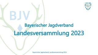 BJV-Landesversammlung 2023 ohne Pausen