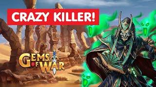 Gems of War Deathlock Dreilak 2 KILLER TEAMS! Best guide gameplay strategy?