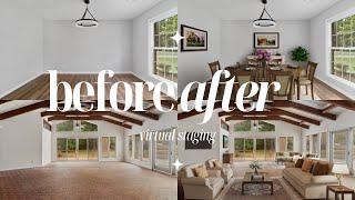 Virtual Staging - Before and After | Real Estate Photographer Pro