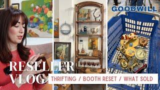 I Got Lucky at Goodwill! | What Sold on Etsy | Booth Reset