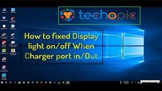 Screen Flickering/ goes blank problem when charger is plugged in or out | windows 7/8/10