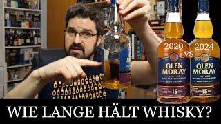 Wie lange hält Whisky? Vergleich Glen Moray 15 Jahre neu vs. 4 Jahre offen - Whisky Tasting 248