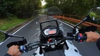 Benelli TRK 502 X ON BOARD POV casual riding