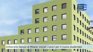 Università Statale di Milano: iniziati i lavori per il nuovo studentato