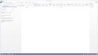 How to show/hide toolbar | Word 2013