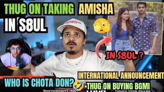 Thug On Taking Amisha(Rega's Sister) In S8UL🫣| Who Chota Don| Thug On Buying Bgmi #rega #regaltos