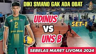 DIKI SMANO GAK ADA OBAT | UDINUS VS UNS | LIVOMA 2024