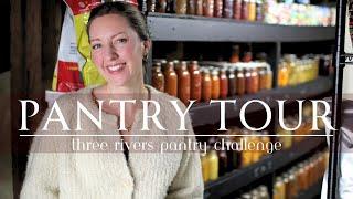 2 Months NO Groceries | Tour My Homestead Pantry #threeriverschallenge