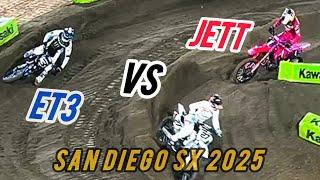 Eli Tomac vs Jett Lawrence 450 Main Event + 250 Main || Epic Night! San Diego Supercross