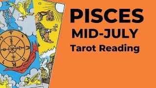 Pisces: A Gift From Spirit Brings In A Mind-Boggling Turn Around!  Mid-Month July 2024 Tarot